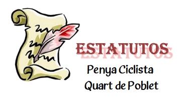 Lee más sobre el artículo ESTATUTOS DE LA PENYA CICLISTA QUART DE POBLET