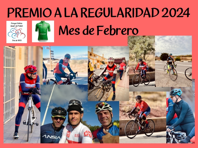 Lee más sobre el artículo PREMIO A LA REGULARIDAD FEBRERO 2024