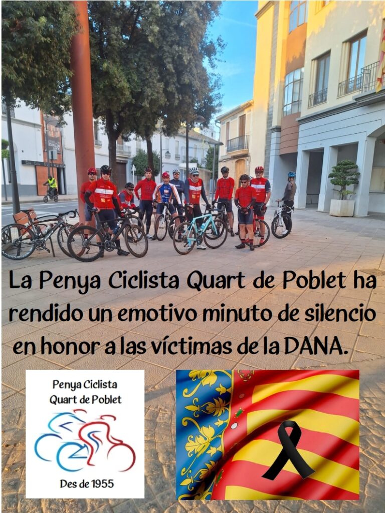 Lee más sobre el artículo SOMOS LA PENYA CICLISTA QUART DE POBLET